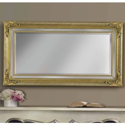 Casa Padrino luxury baroque mirror gold / silver 196 cm - Baroque furniture - Made in Italy