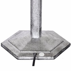 Casa Padrino Lámpara de Mesa Art Déco Tiffany Blanco / Negro / Plata Al. 48 cm - Iluminación Tiffany