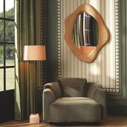 Casa Padrino Luxury Velvet Swivel Armchair Green / Black - Living Room & Hotel Furniture