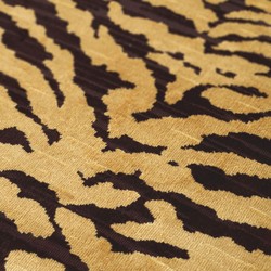 Casa Padrino Luxury Stool with Tiger Design Beige / Brown - Luxury Living Room Furniture