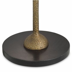 Casa Padrino lampe de table de luxe laiton vintage / noir / beige H. 85 cm