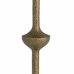 Casa Padrino lampe de table de luxe laiton vintage / noir / beige H. 85 cm