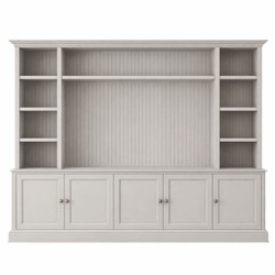 Casa Padrino country style bookcase light gray 254 cm - Country style furniture