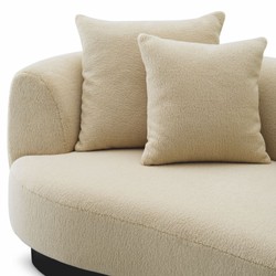 Luxus Wohnzimmer Hotel Sofa Creme Schwarz