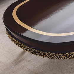 Casa Padrino Luxury Baroque Living Room Set - Natural / Dark Brown / Gold - Baroque Furniture
