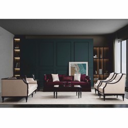 Casa Padrino Luxury Baroque Living Room Armchair Beige / Black - Baroque Style Furniture