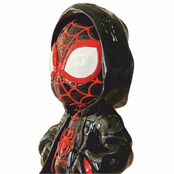 Deko Skulptur Figur Schwarz Rot
