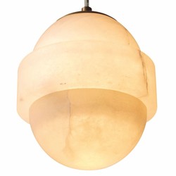 Casa Padrino luxury chandelier antique brass / alabaster Ø 45 x H. 120 cm