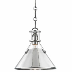 Casa Padrino lámpara colgante de metal estilo industrial plata Ø 24 x Al. 23,5 cm