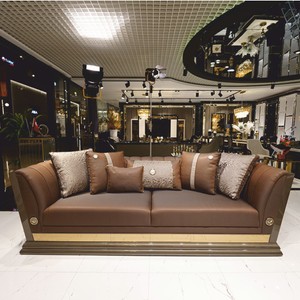 Luxus Wohnzimmer Hotel Sofa Braun Grau Gold Luxus Wohnzimmer Hotel Sofa Braun Grau Gold