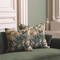 Casa Padrino cuscino di lusso verde / beige 50 cm - Accessori decorativi di lusso