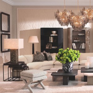 Casa Padrino Luxus Hocker mit Leoparden Design Beige - Luxus Wohnzimmer Möbel