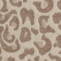 Casa Padrino Luxury Stool with Leopard Design Beige - Luxury Living Room Furniture