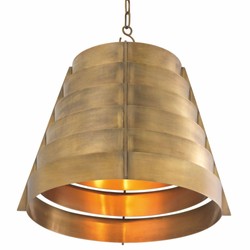 Casa Padrino lámpara colgante de lujo latón vintage Ø 55 x Al. 42 cm - Luces de lujo