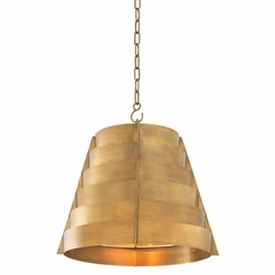 Casa Padrino lámpara colgante de lujo latón vintage Ø 55 x Al. 42 cm - Luces de lujo