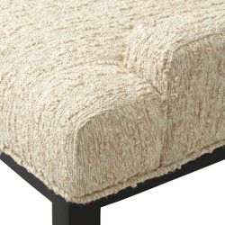 Casa Padrino sedia da pranzo di lusso con braccioli naturale / nero A. 91 cm