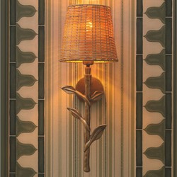 Casa Padrino aplique de pared de lujo latón vintage / natural Al. 42,5 cm