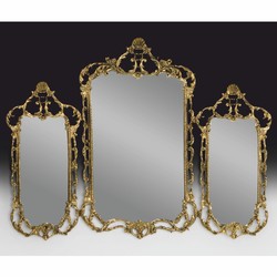 Casa Padrino Espejo Triple Barroco de Lujo en Bronce Oro 104 cm - Muebles de Estilo Barroco Casa Padrino Espejo Triple Barroco de Lujo en Bronce Oro 104 cm - Muebles de Estilo Barroco