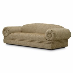 Casa Padrino canapé de salon de luxe beige 234 cm - Mobilier de salon et d'hôtel