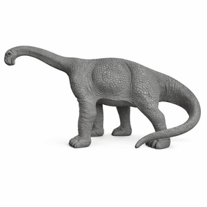 Casa Padrino scultura decorativa di dinosauro brachiosauro grigio 120 cm - Figura da giardino