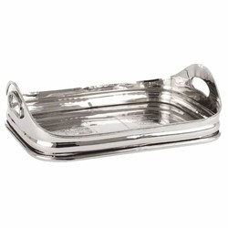 Casa Padrino Metal Serving Tray Silver 38 cm - Catering Accessories