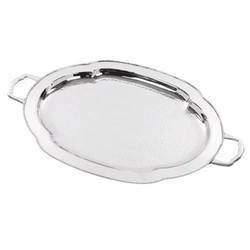 Casa Padrino Metal Serving Tray Silver 61 cm - Catering Accessories