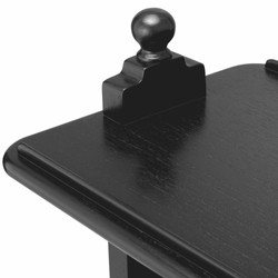 Casa Padrino carrello da portata di lusso nero / ottone antico 107,5 cm - Accessori per hotel