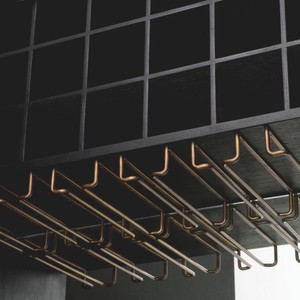 Casa Padrino Luxus Barschrank Schwarz 153 x H. 250 cm - Luxus Bar Möbel