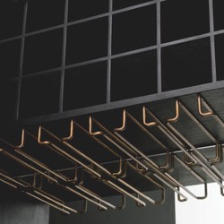 Casa Padrino armadio bar di lusso nero 153 x A. 250 cm - Mobile bar di lusso