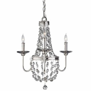Casa Padrino baroque crystal chandelier silver Ø 47 x H. 50.2 cm - Baroque lights