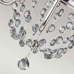 Casa Padrino baroque crystal chandelier silver Ø 47 x H. 50.2 cm - Baroque lights