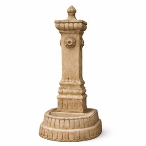Casa Padrino fuente de pared barroco marrón Al. 152 cm - Accesorios de decoración de jardín barroco