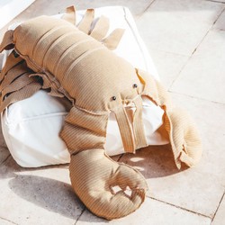 Casa Padrino Coussin Homard de Luxe Beige 100 cm - Coussin Décoratif d'Extérieu