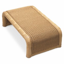 Casa Padrino tavolino da giardino di lusso miele 125 cm - Tavolino da esterno per giardino