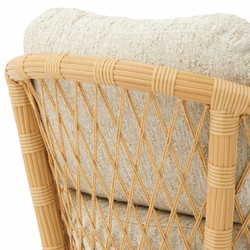 Casa Padrino Luxury Synthetic Rattan Garden Armchair Natural - Hotel & Garden Furniture