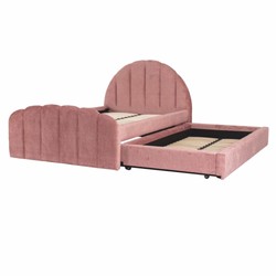 Luxus Bett Doppelbett Rosa