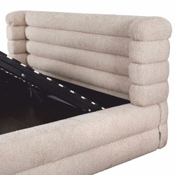 Luxus Bett Doppelbett Naturfarben