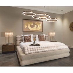 Luxus Bett Doppelbett Naturfarben