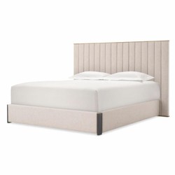 Luxus Bett Doppelbett Naturfarben Messing Schwarzgrau