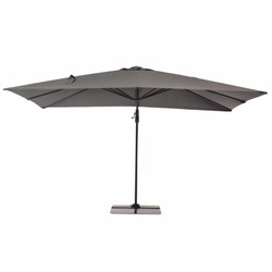 Casa Padrino Luxury Cantilever Parasol with Stand Anthracite / Gray 400 x 300 x H. 250 cm