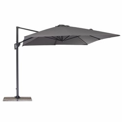 Casa Padrino Luxury Cantilever Parasol with Stand Anthracite / Gray 400 x 300 x H. 250 cm