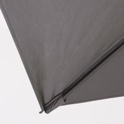 Casa Padrino Luxury Cantilever Parasol with Stand Anthracite / Gray 400 x 300 x H. 250 cm