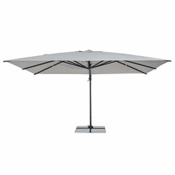 Casa Padrino Sombrilla Semáforo de Lujo con Soporte Antracita / Gris Claro 400 x 300 x Al. 259 cm