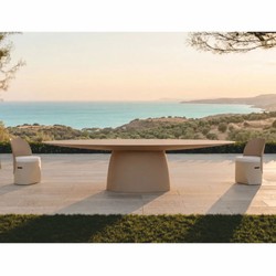 Casa Padrino Luxury Garden Dining Table Matte Beige 300 cm - Hotel & Garden Furniture