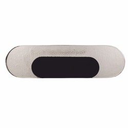 Casa Padrino console en verre de luxe laiton antique / blanc / noir 110 cm - Mobilier de luxe
