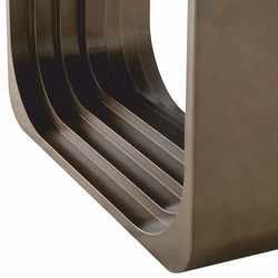 Casa Padrino mesa de comedor de lujo beige / bronce 200 cm - Muebles de hotel y comedor
