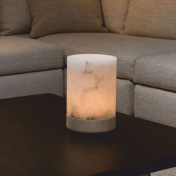 Runder Luxus Alabaster Kerzenleuchter