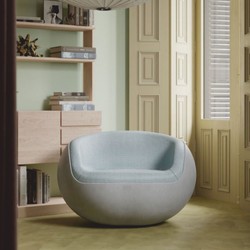 Luxus Wohnzimmer Hotel Outdoor Garten Sessel Grau Hellblau