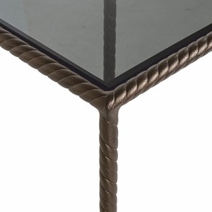 Casa Padrino Luxus Säule Bronze / Schwarz H. 91 cm - Luxus Wohnzimmer Möbel