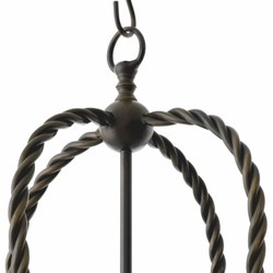Casa Padrino lámpara colgante de lujo bronce / negro Al. 72,5 cm - Calidad de lujo